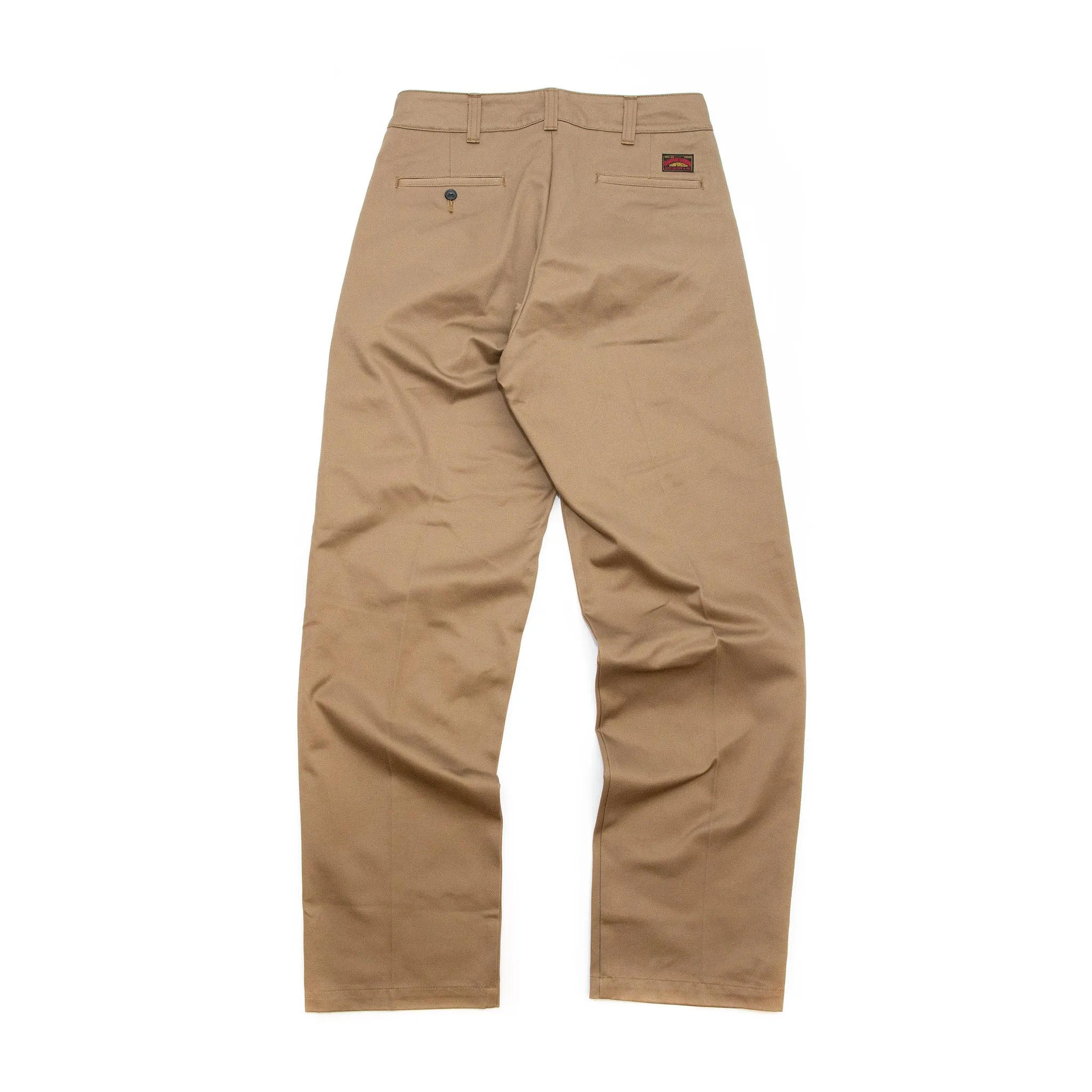 The Real McCoy's MP20104 8HU Heavy Cotton Drill Full-Cut Work Trousers Khaki