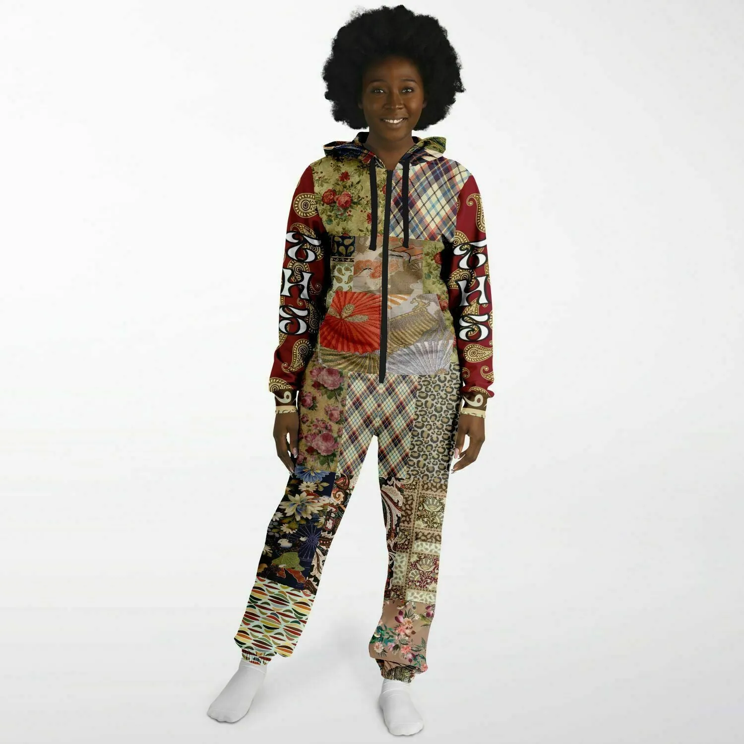 Tripoli Floral Patchwork Unisex Romper