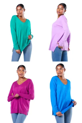 Viscose Front Seam Sweater