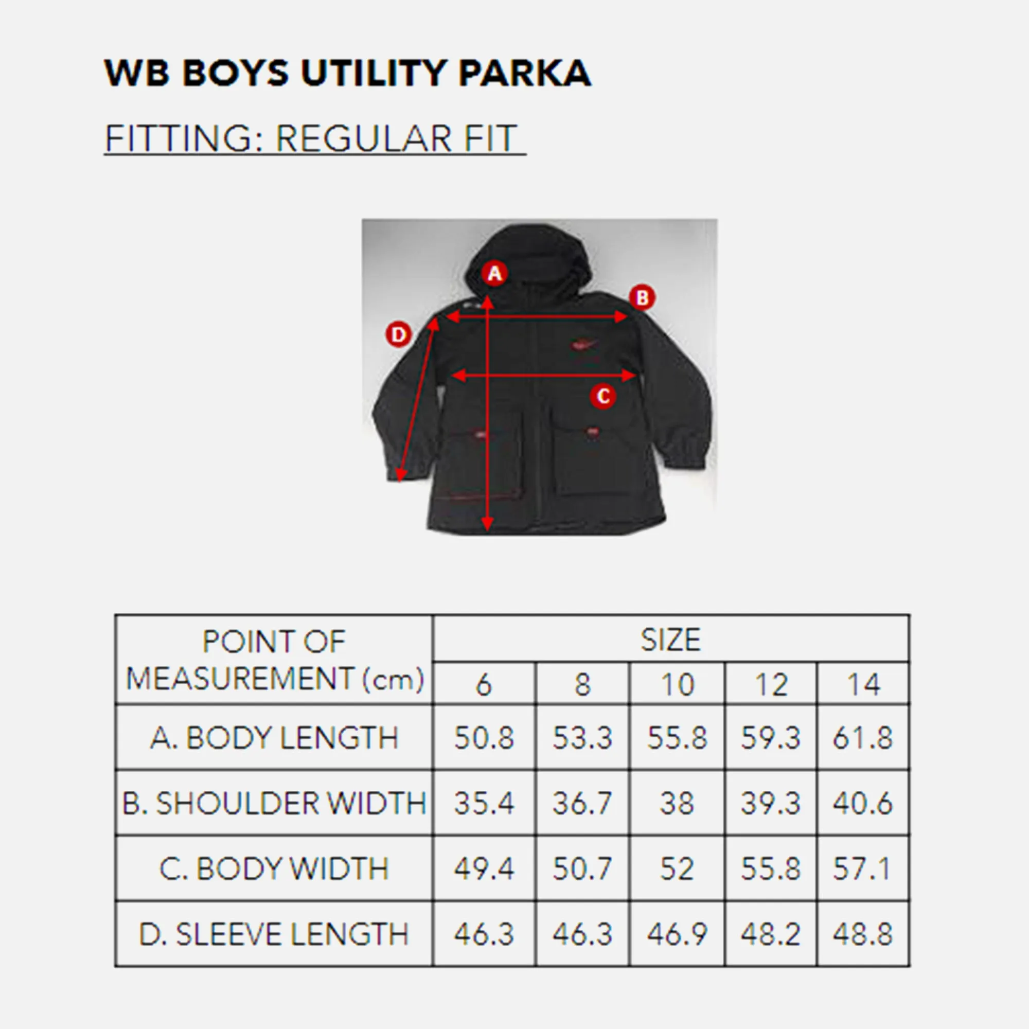 WB BOYS UTILITY PARKA