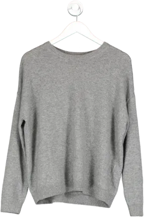 Weekend and Beyond Grey 100% Cashmere Sweater UK S