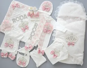 Welcome Home Newborn Baby Girl 12 Piece Set