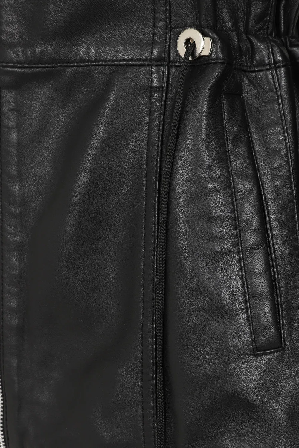 Women's Hip Length Genuine Leather Jacket - 'GRACIE'